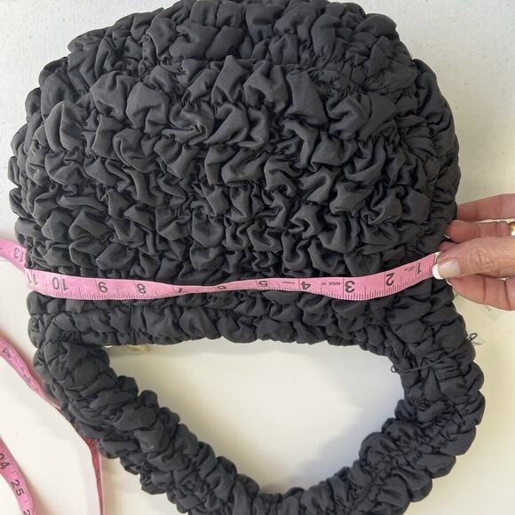 Jason Wu Fay Bubbles Puffy Shoulder Bag Black Quilted Small NEW - Picture 11 of 14